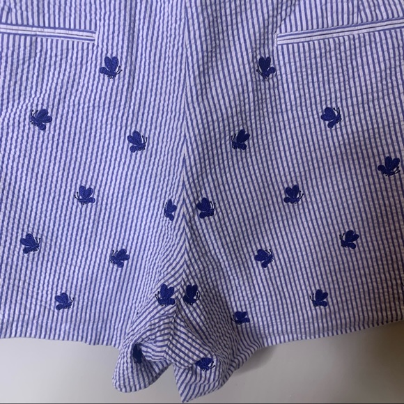 BROOKS BROTHERS Seersucker Embroidered Bee Shorts - Picture 12 of 15